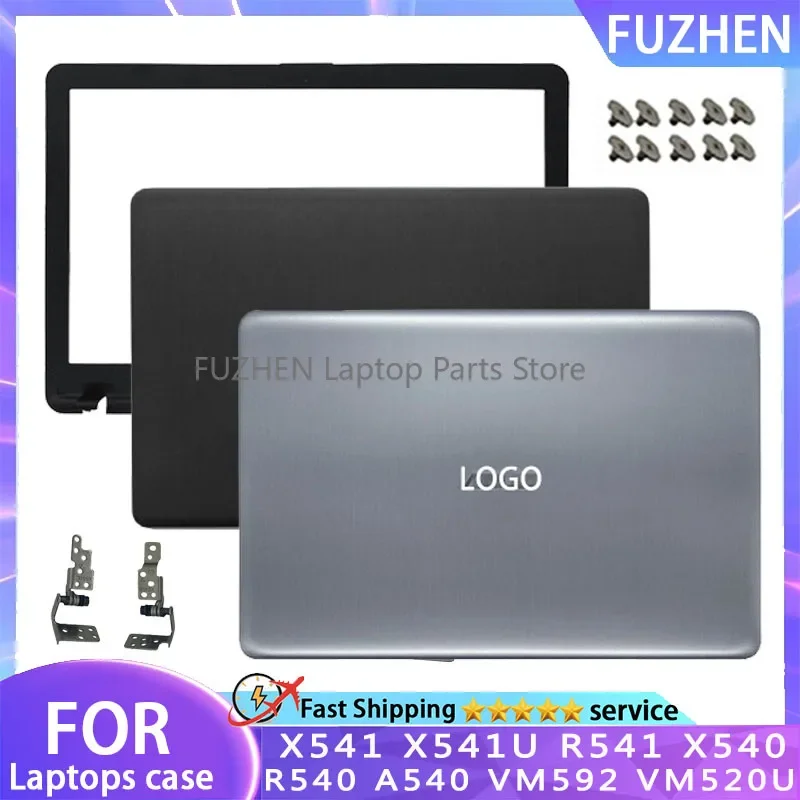 NEW For ASUS X541 X541U R541 X540 R540 A540 VM592 VM520U Laptop Case LCD Back Cover/Front Bezel/Hinges Top Rear Lid back Housing