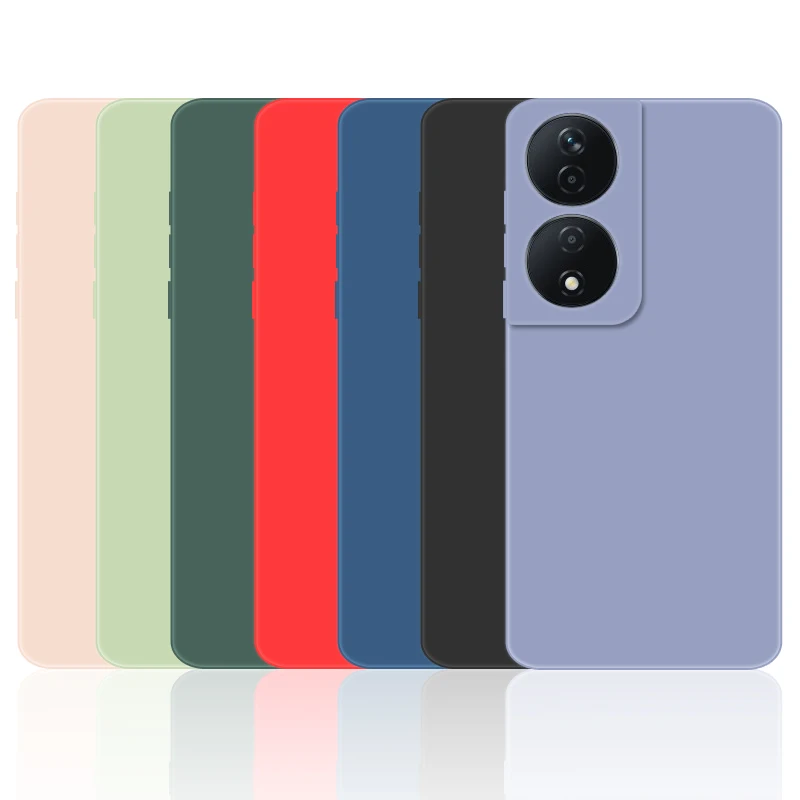 Etui Honor 90 Smart Case Honor 90 Smart Cover Miękki, płynny silikonowy zderzak ochronny na tył telefonu Honor 90 Lite Funda — zdjęcie 3