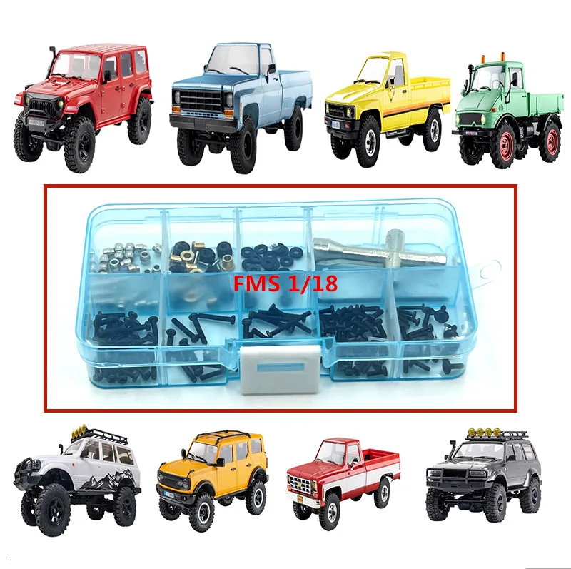 

FMS 1/18 Watcher Adventurer Red Rabbit Cool Road Desert Storm Remote Control Car Screw Tool Box