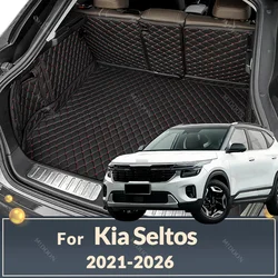 For Kia seltos 2021 2022 2023 2024 2025 2026 Auto Full Coverage Trunk Mat Car Anti-dirty Pad Cargo Liner Interior Accessories
