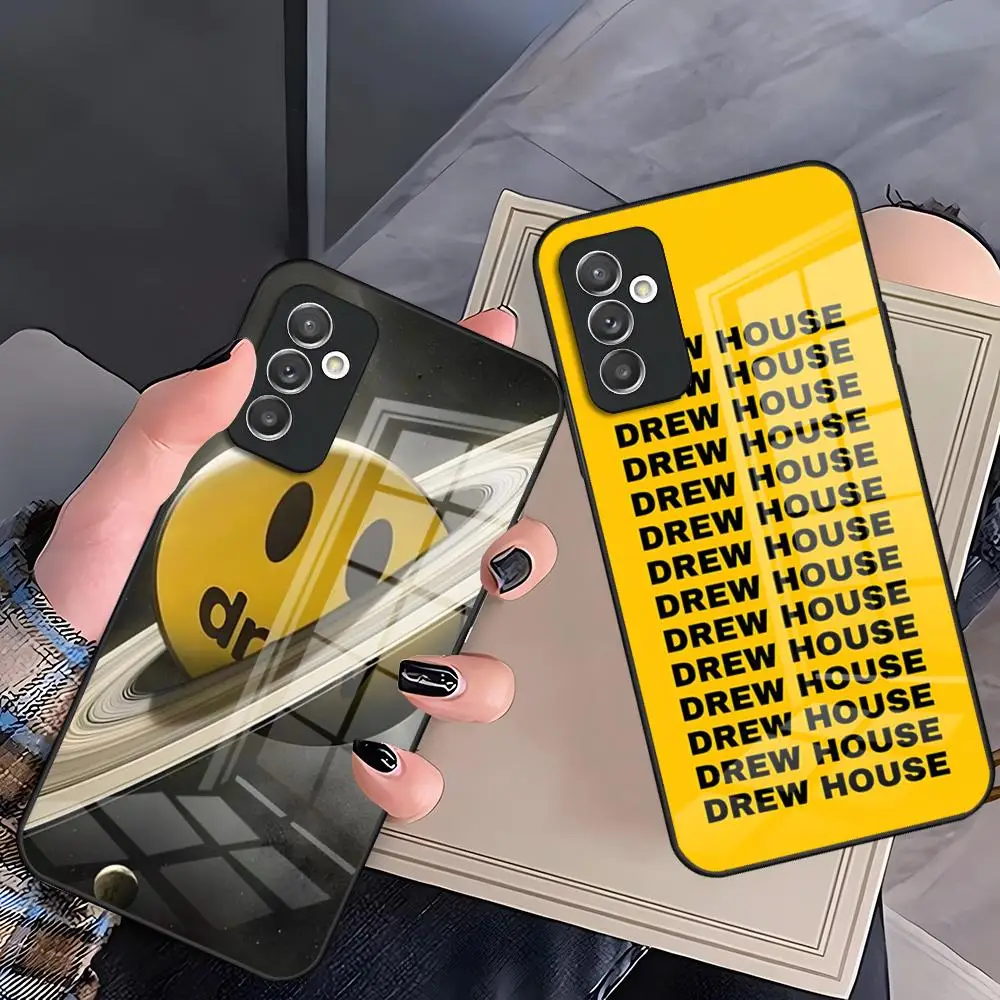 Drew J-Justin Bieber House Phone Case For Samsung A25 A13 A33 5G A54 A36 A35 A56 A52 A14 Shockproof Glass Cover