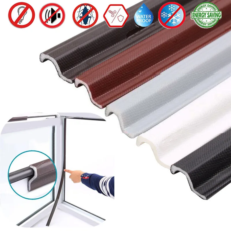 Plastic Steel Flat Window Sealing Strip Broken Bridge Aluminum Doors and Windows Sound Insulation Wind Leakage Rubber Strip