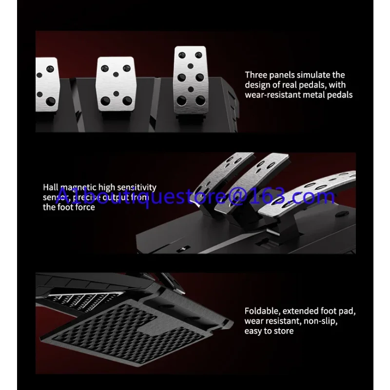 PXN V9 GEN2 900 degree Double Vibration Gaming Racing Steering Wheel with Shifter for PC Games /PS3/PS4/Xbox one & series/Switch