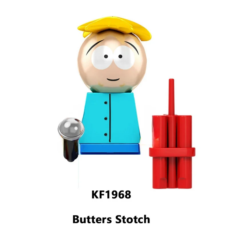 Anime Action Figures South Park anime figure 5 styles figures Blocks birthday gift