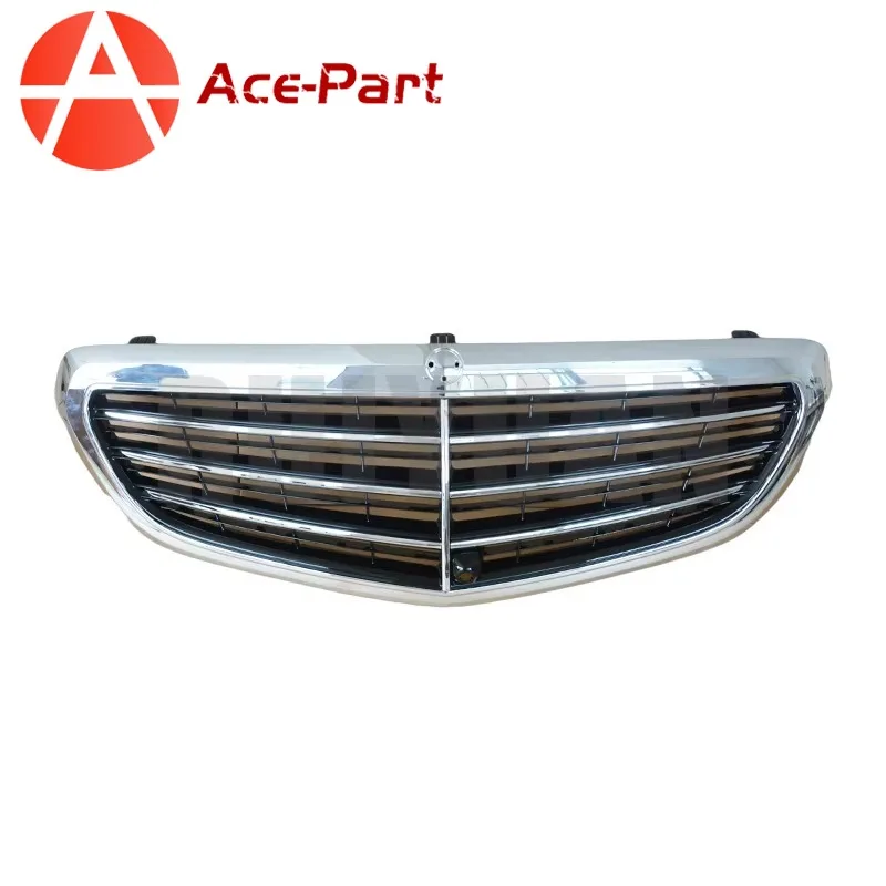 

Grille Silver Middle Net Front Face For Mercedes Benz W212 E Calss 2010-2016 OE Part 2128801583 Aftermarket Car Auto