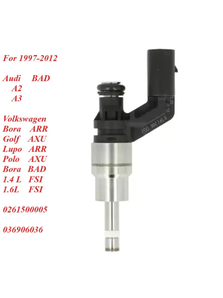 NEU 0261500005 036906036 Kraftstoffeinspritzdüse für 1997-2012 AUDI A3 VW EOS Golf Jetta Passat B6 Touran Skoda Octavia FSI 1.4 1.6