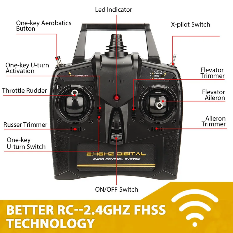 P47 thunderbolt rc飛行機,2.4g,4ch,6軸,400mm,wingrc,航空機,キー,エアレバル,rtf,おもちゃ,ギフト