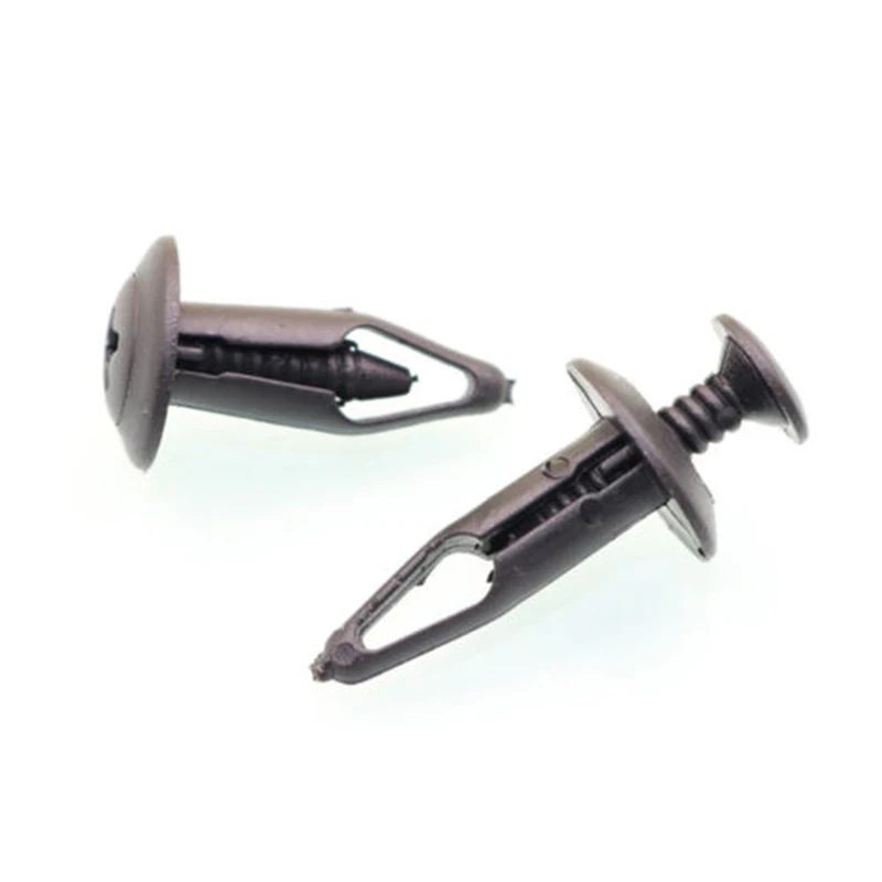 100pcs Car Bumper Plastic Fastener Push Retainer Clip Set Car Clips Useful Part Tool Replacement Accessories 100pcs