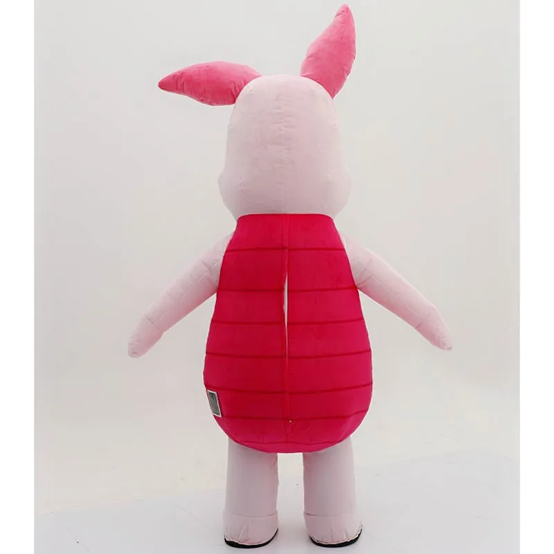 Disfraz de Mascota de Cerdo Hinchable Adorable, Traje de Muñeco Andante para Halloween, Carnaval, Fiestas de Disfraces, Sin Cargador, Sin Batería