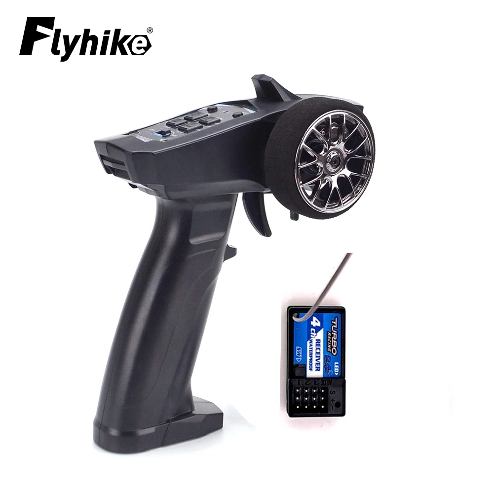 Mando a distancia del transmisor Turbo Racing 91803G-VT RC 3CH mando a distancia con receptor 4CH para RC Car Boat