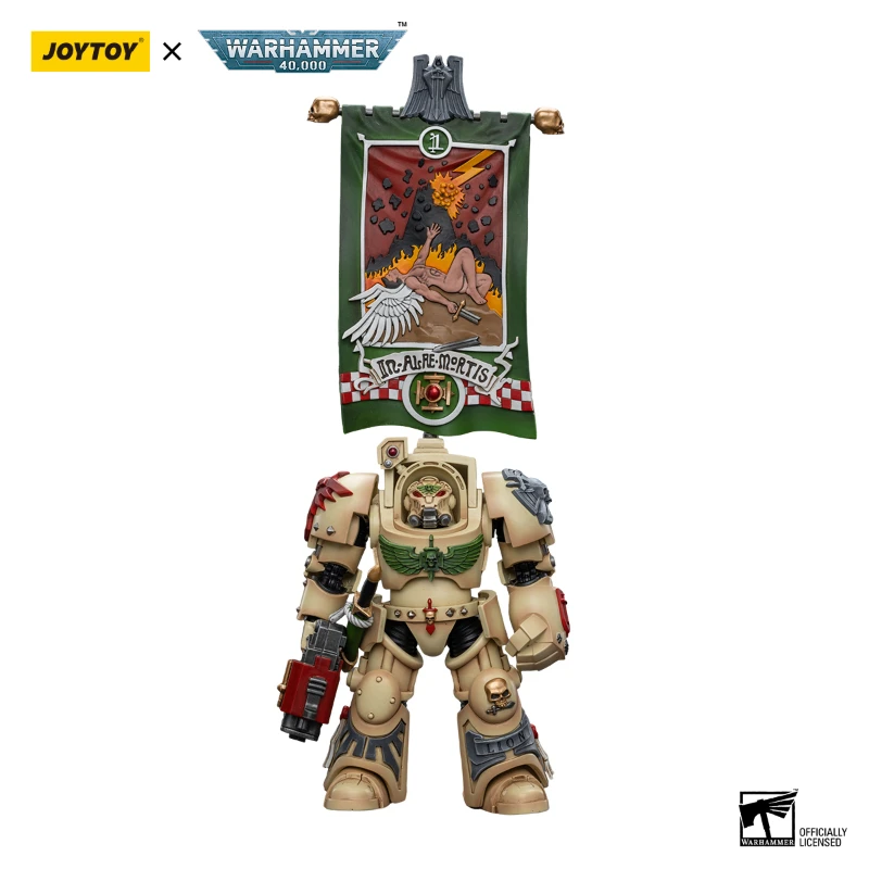 JOYTOY Warhammer 40k 1/18 Action Figures Anime Dark Angels Deathwing Strikemaster Deathwing Knight Master Collection Model Toys