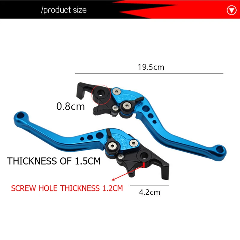 1 Pair Of Motorcycle Dual Disc Brake Handle Modification Handle, Disc Brake Horn Handle, Pull Rod Brake Handle