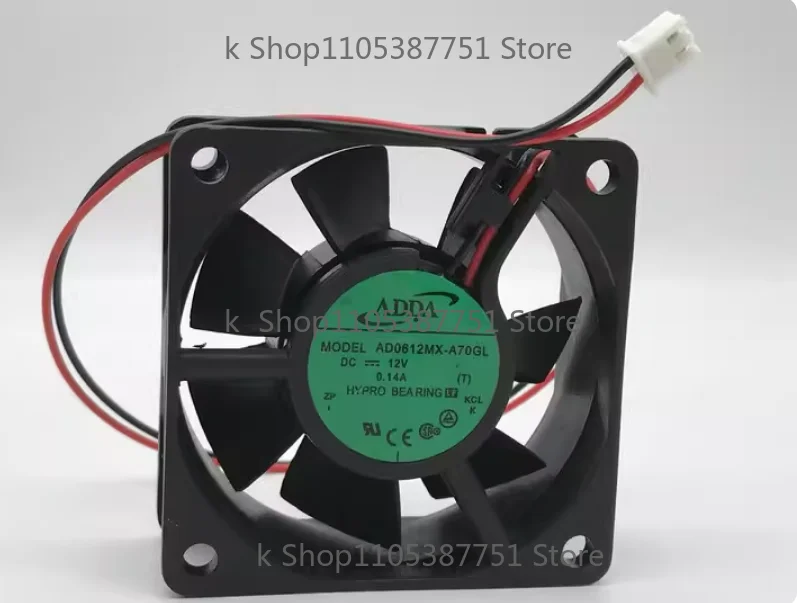 

New Cooler Fan for ADDA AD0612MX-A70GL 12V 0.14A Power Supply Cooling Fan 6025 6CM 60*60*25MM kk+