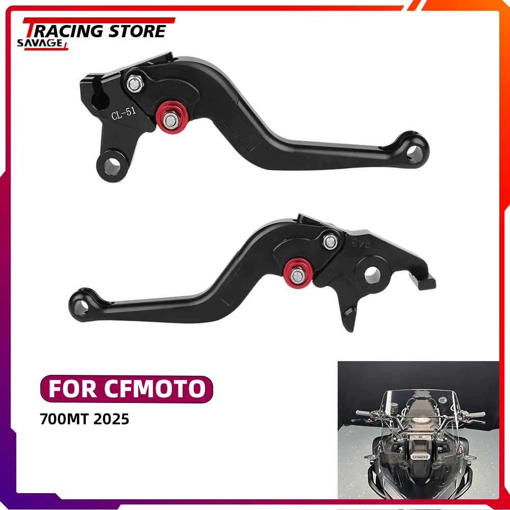 

Adjustable Foldable Handles Short Brake Clutch Levers For CFMOTO 700MT 700 MT MT700 Handlebar Control Kit Motorcycle Accessories