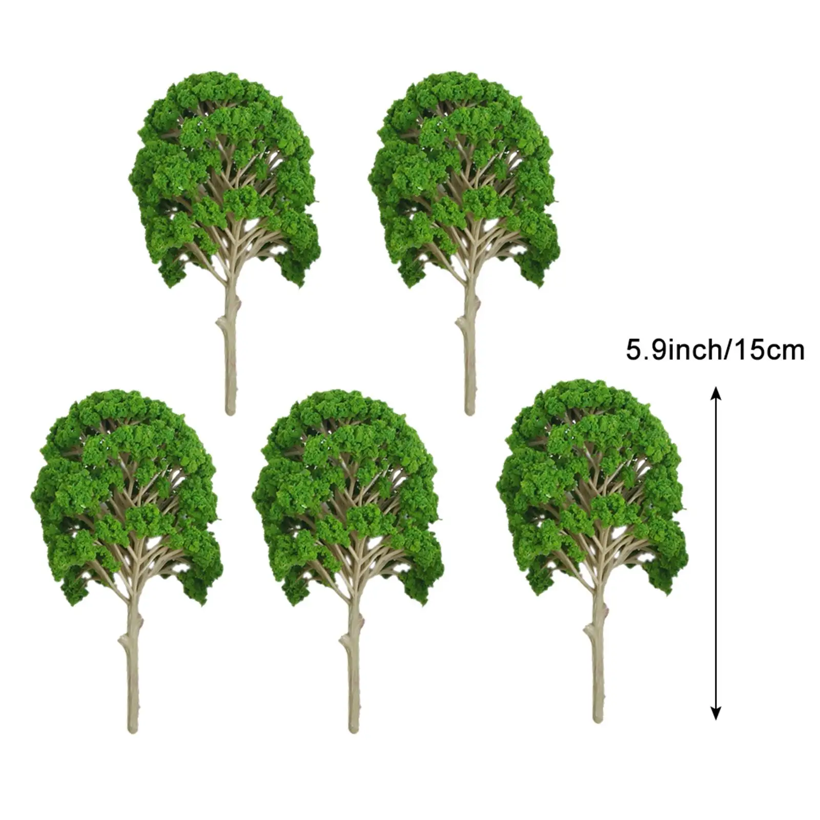 5/set Model Trees Train Railways Street Layout Dioramas 1:50-1:75