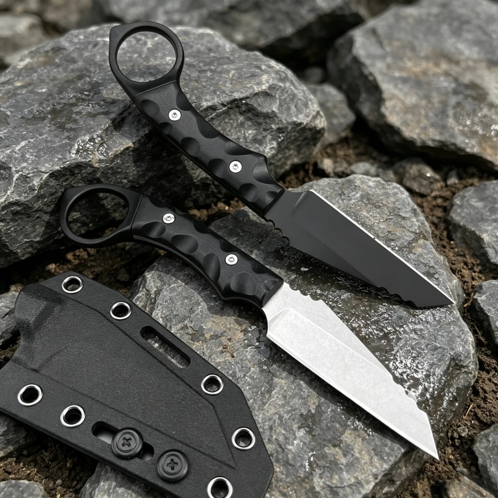 Durable 7Cr13Mov Blade EDC Folding Knife Outdoor Backpacking Climbing Knives Hiking Fishing Trekking Cutter Nylon Fiber Handle