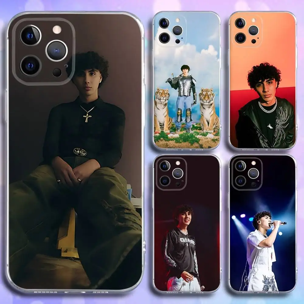 

D-DannyLux ZAFIRO Singer Phone Case For iPhone 17,16,15,14,13,12,11 Pro,Max,Plus,X,XS,XR,SE4,E Mini Transparent Soft Cover