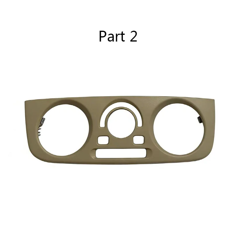 Panel de salpicadero de Control Central para coche, Kit de marco de salida de aire acondicionado para FIAT Siena/Palio 1996-2004/Albea/ Weekend
