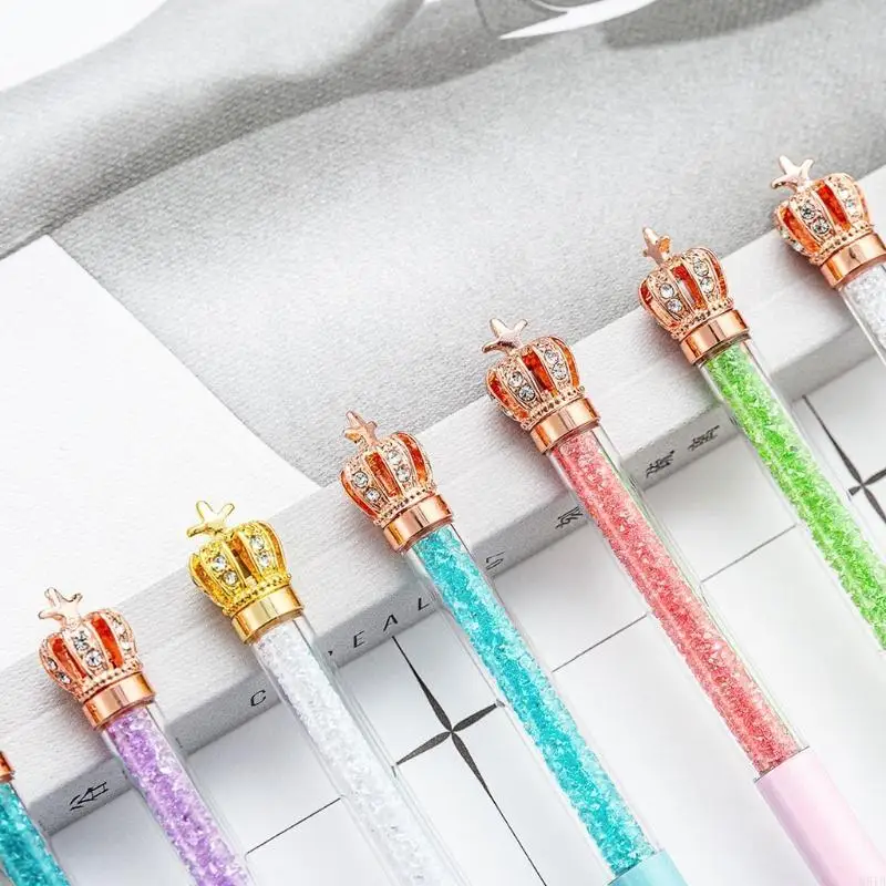 M5TB Crown Ballpoint Pens Twist Marvely كتابة المعادن الحبر الأسود PEN