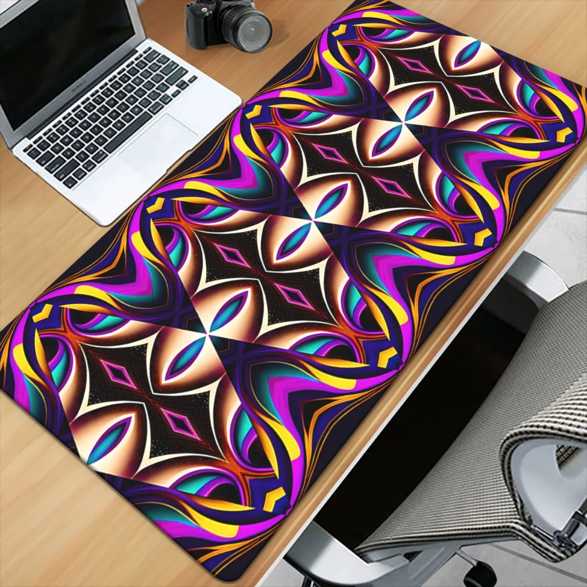 Brand Soft Shape HD Printed Desk Pad XXL Iron Art Gaming Mouse Mat Multi Functional Keyboard Office PC Gamer Mat