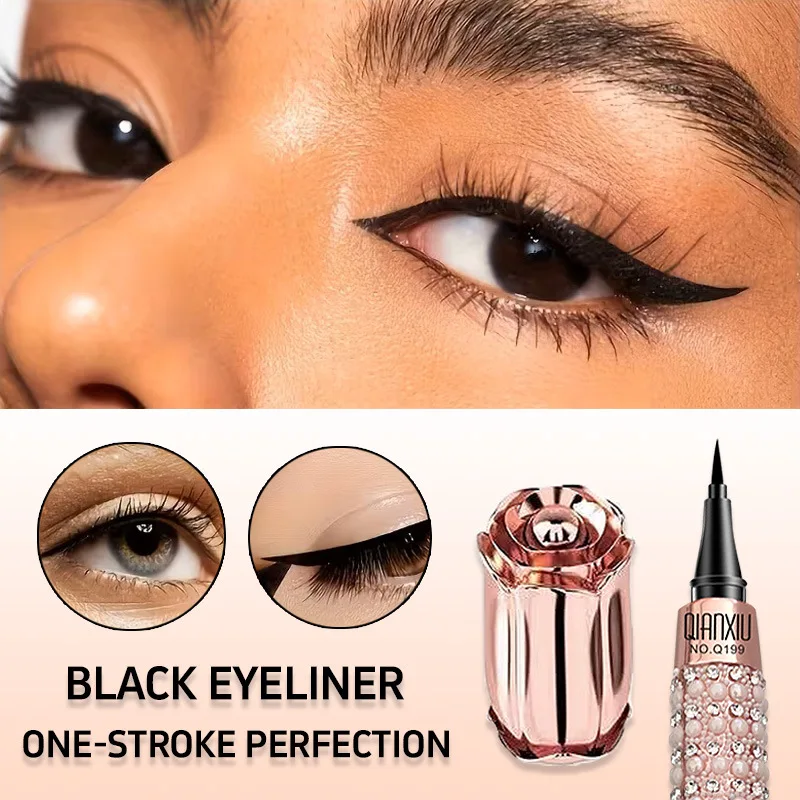 Caneta Delineadora à Prova d'Água e Resistente ao Suor da Queen, uma Caneta Delineadora de Longa Duração e que Não Resseca os Olhos