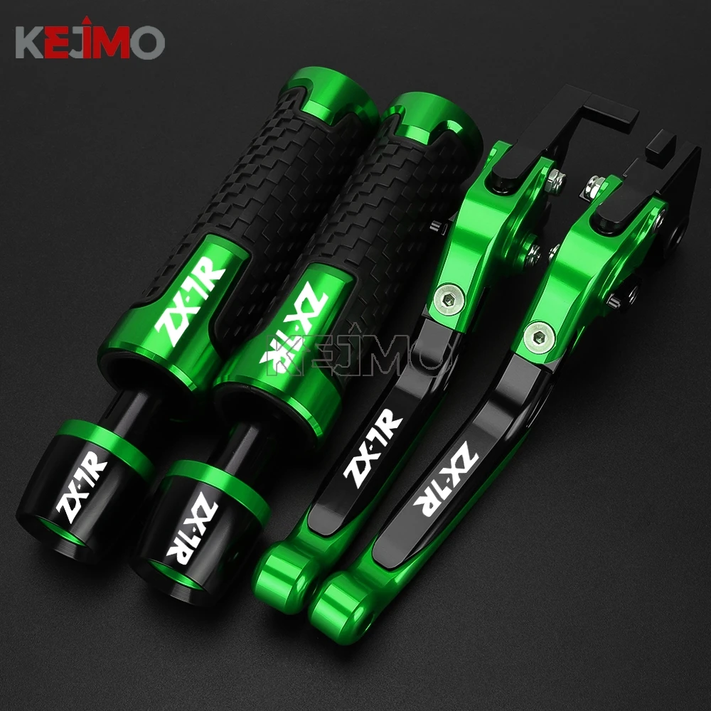 

2003 2002 2001 2000 1999 1998 Motorcycle Adjustable Handle Brake Clutch Levers Handlebar grips For kawasaki ZX7R ZX 7R ZX7 R1989