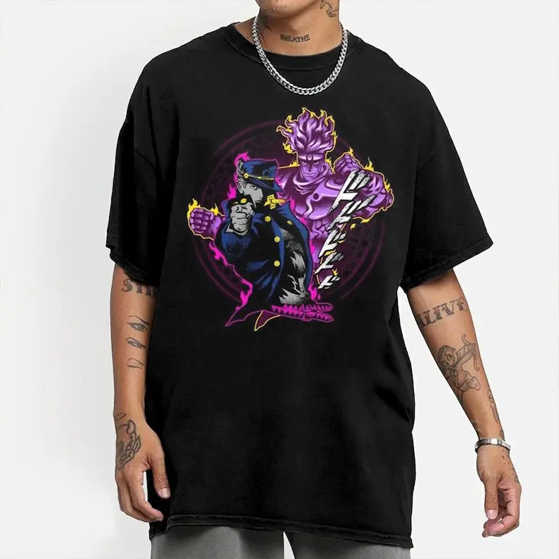 

Anime JJ's Bizarre Adventure T-Shirt, Anime T-Shirt