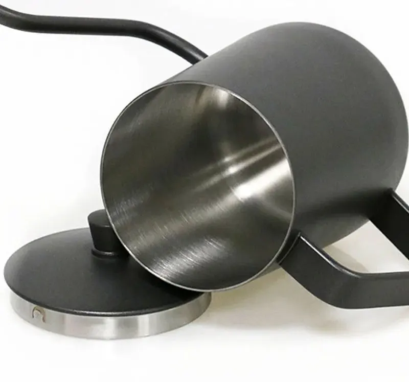 Edelstahl Pour-over Kaffeemaschine Hängen Ohr Hand Brauen Topf Haushalt Lange auslauf Feinen Mund Wasserkocher Tropf Wasserkocher Lange topf – Detail 10