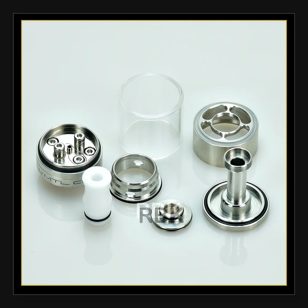 WolfCoolVape Dvarw MTL CL RTA 22mm Tank - 316SS Single Coil Atomizer for 510 E-Cigarettes