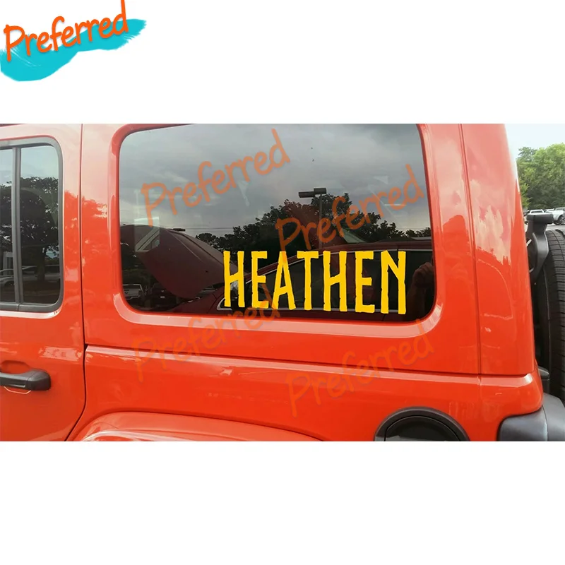 2x Heathen Vinyl Decal Norway Viking Barbarian Valhalla Odin Die Cut Stickers Customizable in Any Sticker Size - No Background