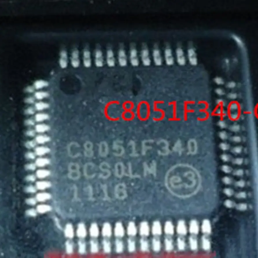 5PCS  Free shipping   C8051F340-GQR   C8051F340 C8051  QFP-48