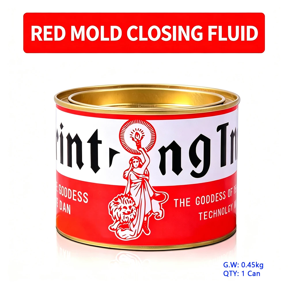Industrial Red Lead Mold Alignment Closing Fluid 0.6KG - Spray/Wipe Type for Mold Fit Detection