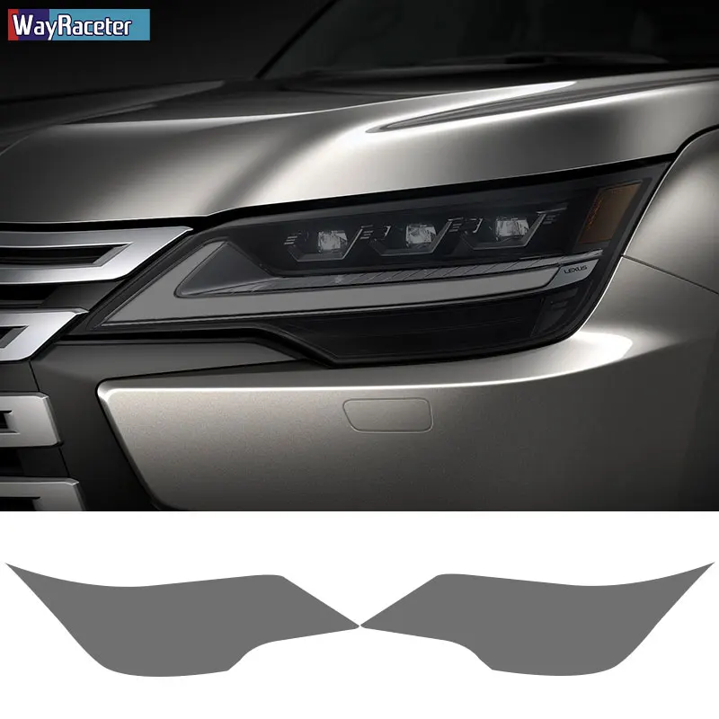 

2 шт., прозрачные ТПУ наклейки для автомобильных фар Lexus LX LX600 2022 2023