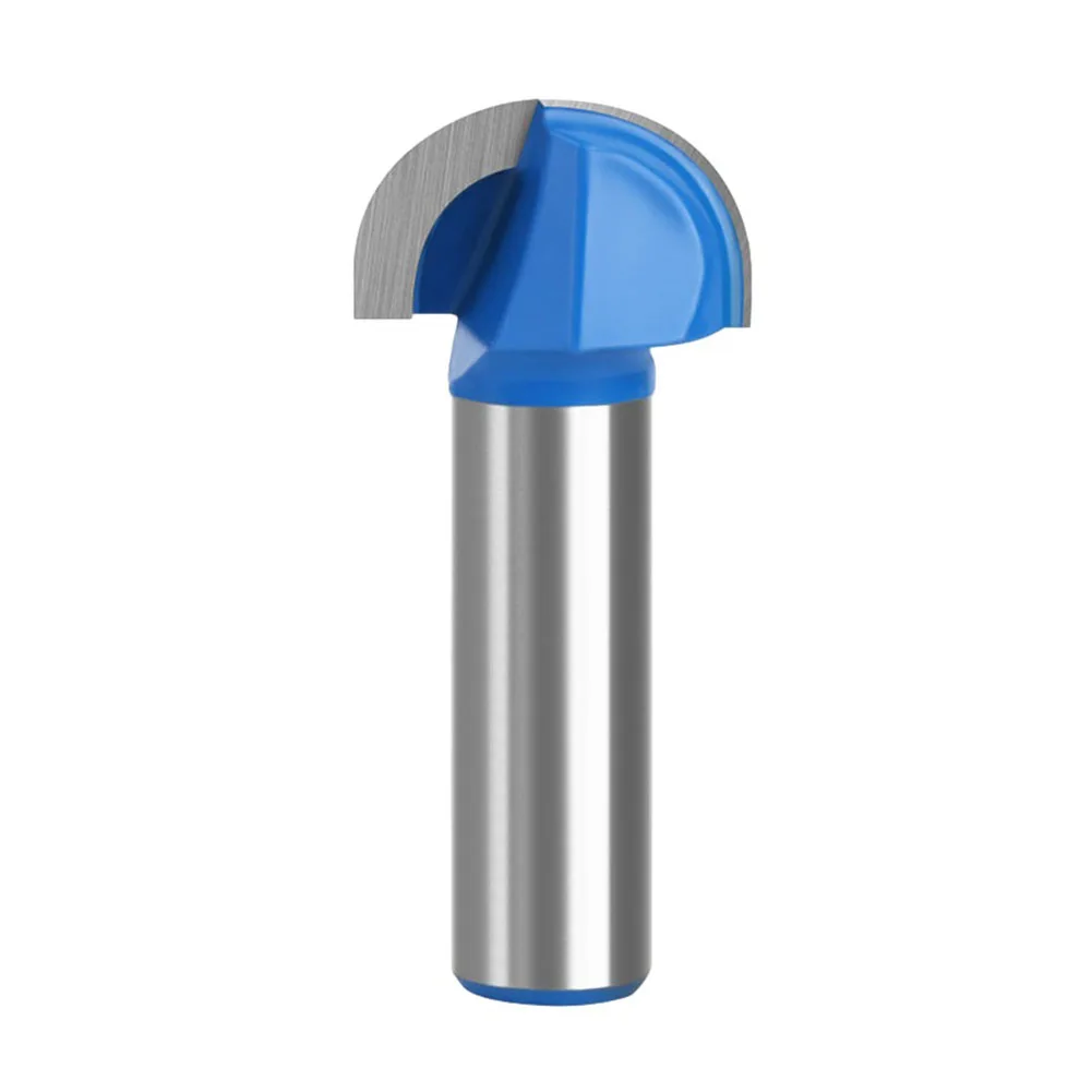 

1pcs 12mm Shank Round Nose Two Flutes Router Bit Set For Woodworking Cove Box Bit Key Hole Milling Cutter Tools Accessories