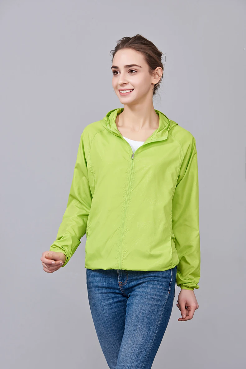 Jnln Männer Frauen wasserdichte Wander jacken schnell trocknende Camping Wind jacke Unisex Outdoor Trekking Regenmantel Anti UV packbare Kleidung – Detail 26