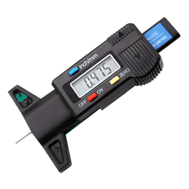 Digital Car Tyre Tire Tread Depth Gauge Meter Measurer Auto Tire Wear Detection Tool Caliper Thickness Gauges Monitoring System