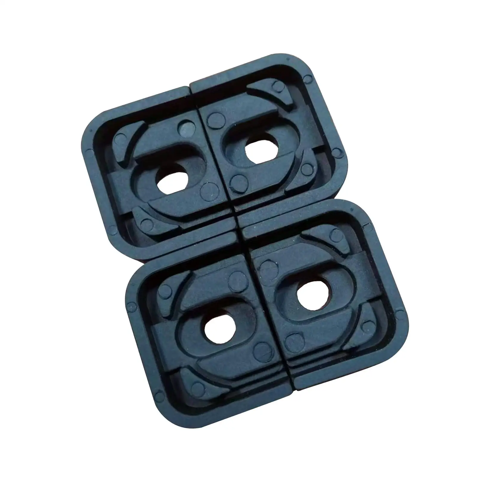 4Pcs Air Conditioning External Unit Non Vibration Pad Noise Isolator Shock Absorption Damping Pad for Roofs Outdoor Unit Balcony