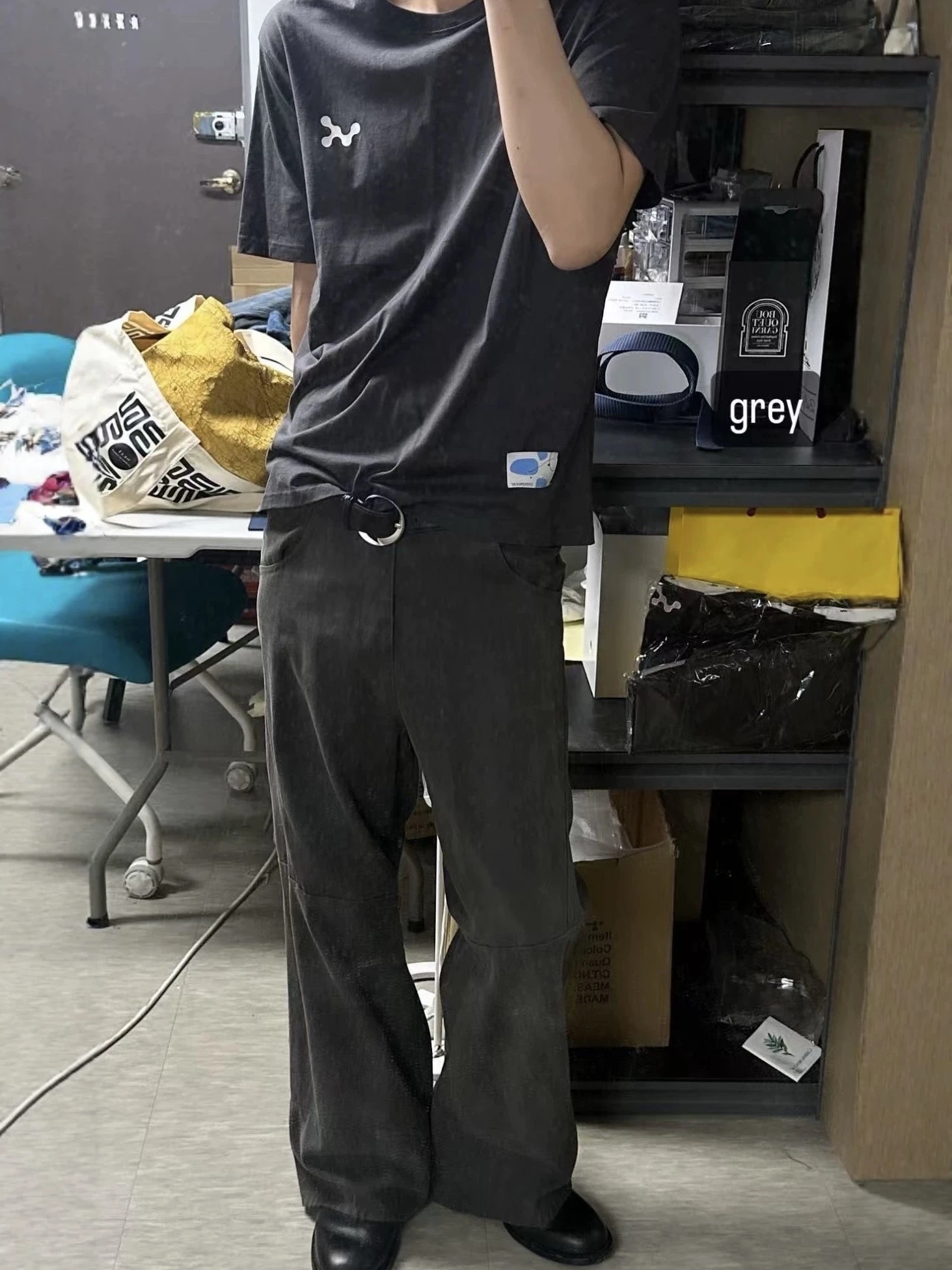 Vujade Cmmawear Studio Collaborative Short Sleeve 160g Ultra Skin-friendly Pure Cotton Commuting Casual Style T-shirt