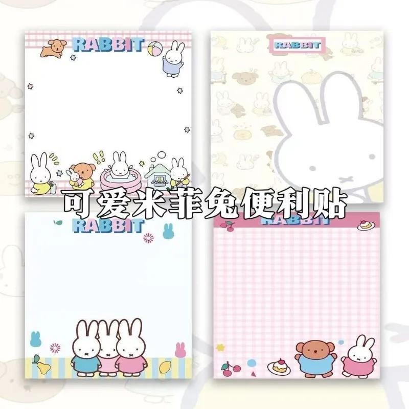 Miffy Rabbit Thickened Post-it Notes Message Book High Color Value Cartoon Cute Students Learn to Take Notes Sticky Note Book - view 2