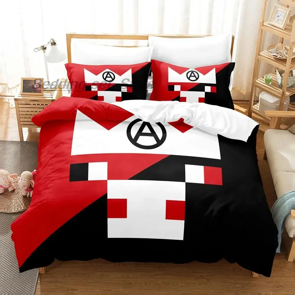 1999-2022 Technoblade Bedding Set Single Twin Full Queen King Size Bed Set Teenage Bedroom Duvetcover Sets 3D Blood God