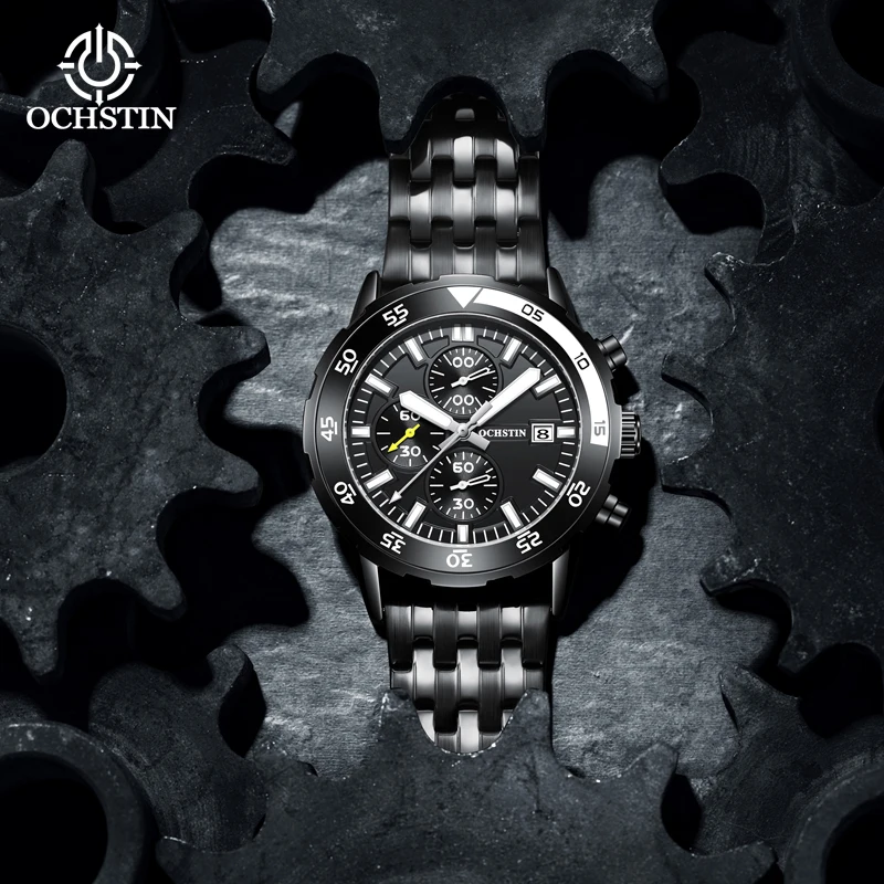 Orologio da uomo di marca AAA di lusso superiore della serie Pilot orologio da uomo multifunzionale con cronografo impermeabile quotidiano