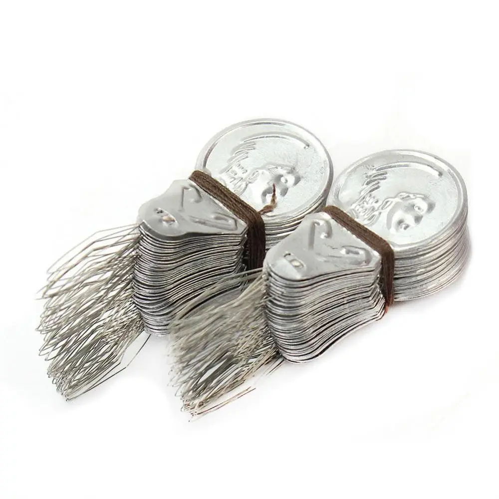 Wire Needle Threader Insertion Tool Silver Color Sewing Stitch Easy Threader Stitch Tools Threader Needle-threader Wire Leader