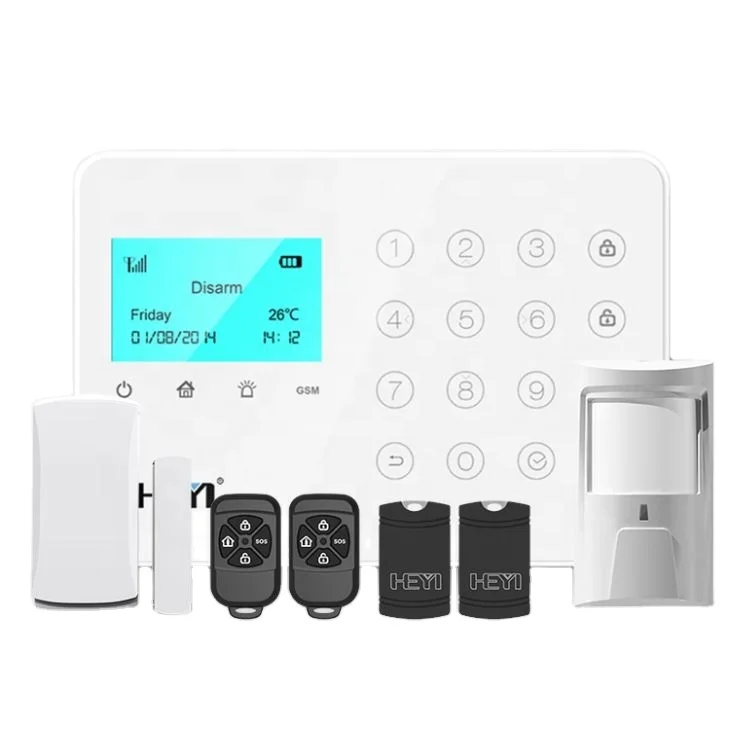 Professional Wireless Home Office Security alarm System Remote Control LED Display Voice Prompt House Business GSM Alarm