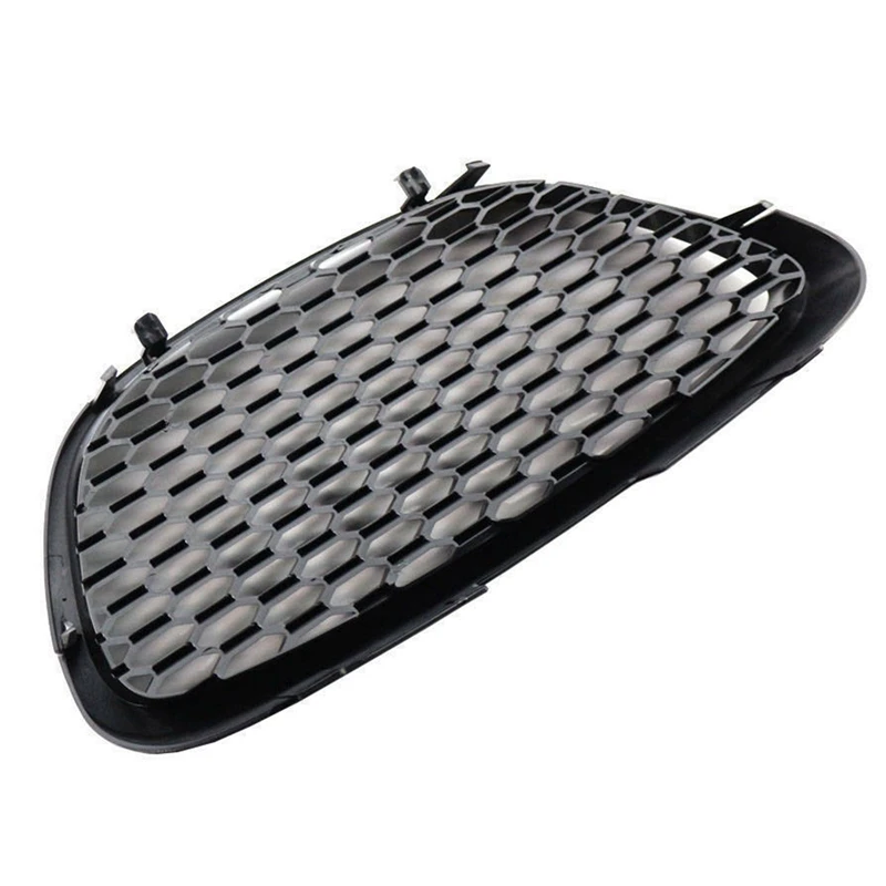 Waben glänzend schwarz Mesh Badgeless Debadged Grill vorne oberen Kühlergrill für Sitz Leon mk2 1 p1 2006-2013 bpppgr36