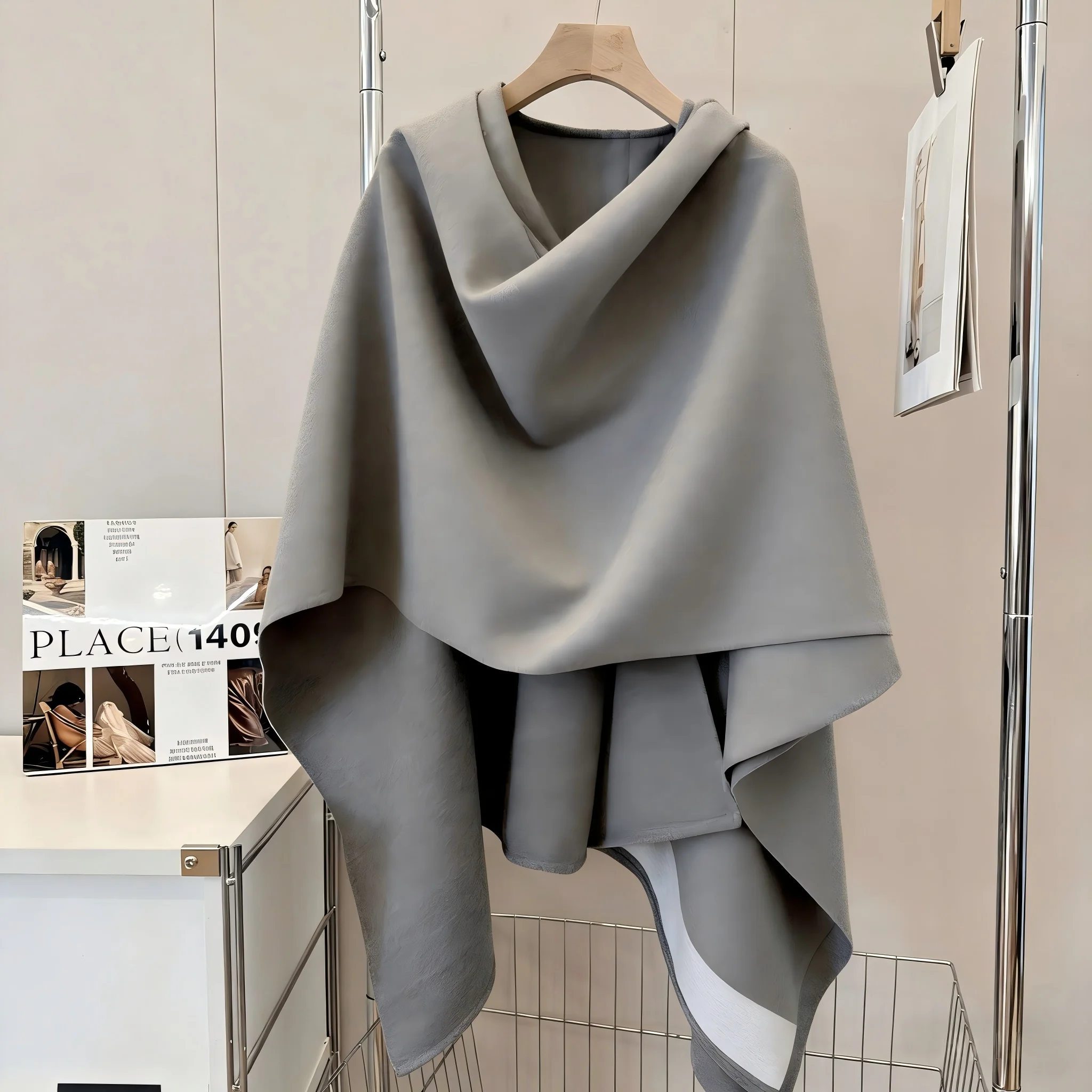 Echarpe-en-cachemire-et-laine-pour-femme-marque-haut-de-gamme-hiver-2025-monochrome-tendance