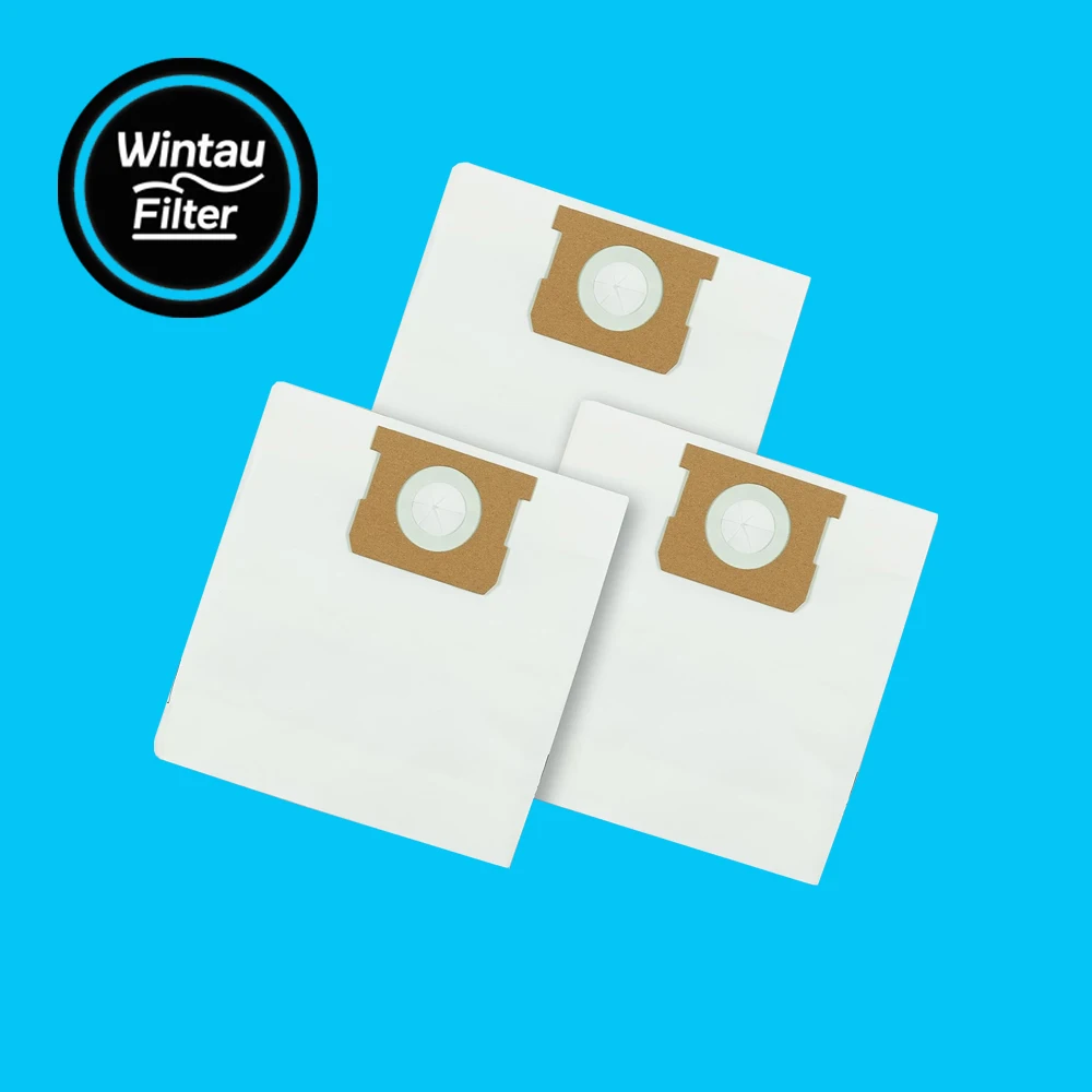 أكياس غبار المكنسة الكهربائية المقاومة للتمزق متوافقة مع Shop-Vac Type F Type I