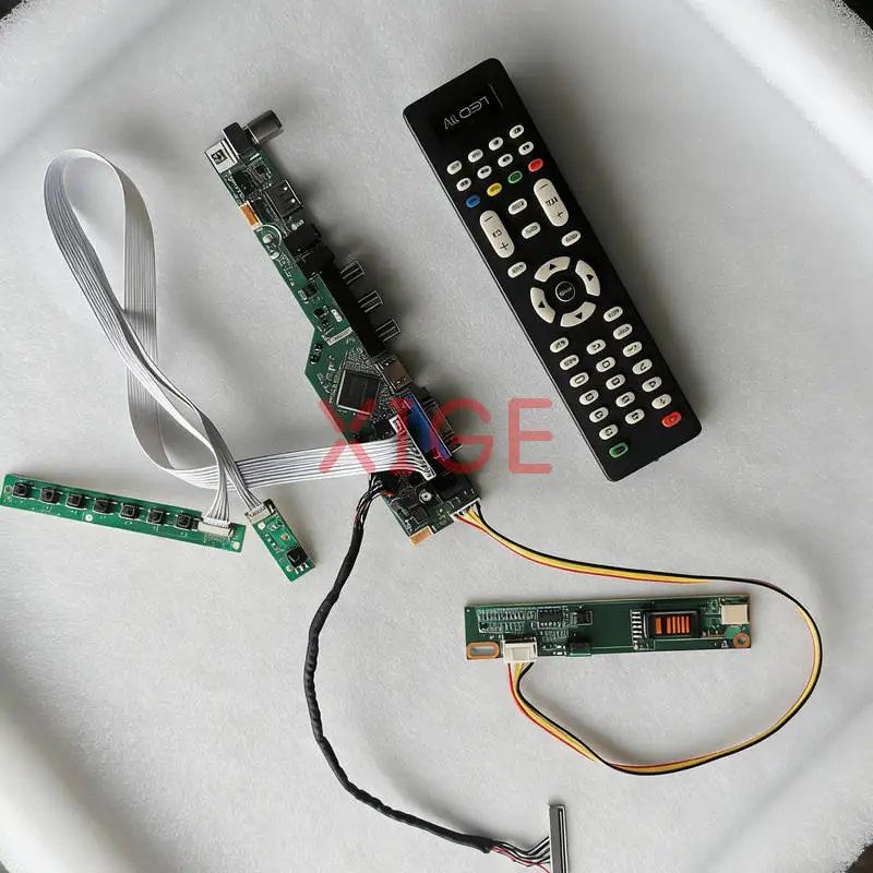 

Matrix Controller Drive Board Fit CLAA150PB0 N150P2 N150P3 LQ150F1LH22 LVDS 30-Pin 1400x1050 HDMI+VGA+AV+USB 1400*1050 1CCFL Kit