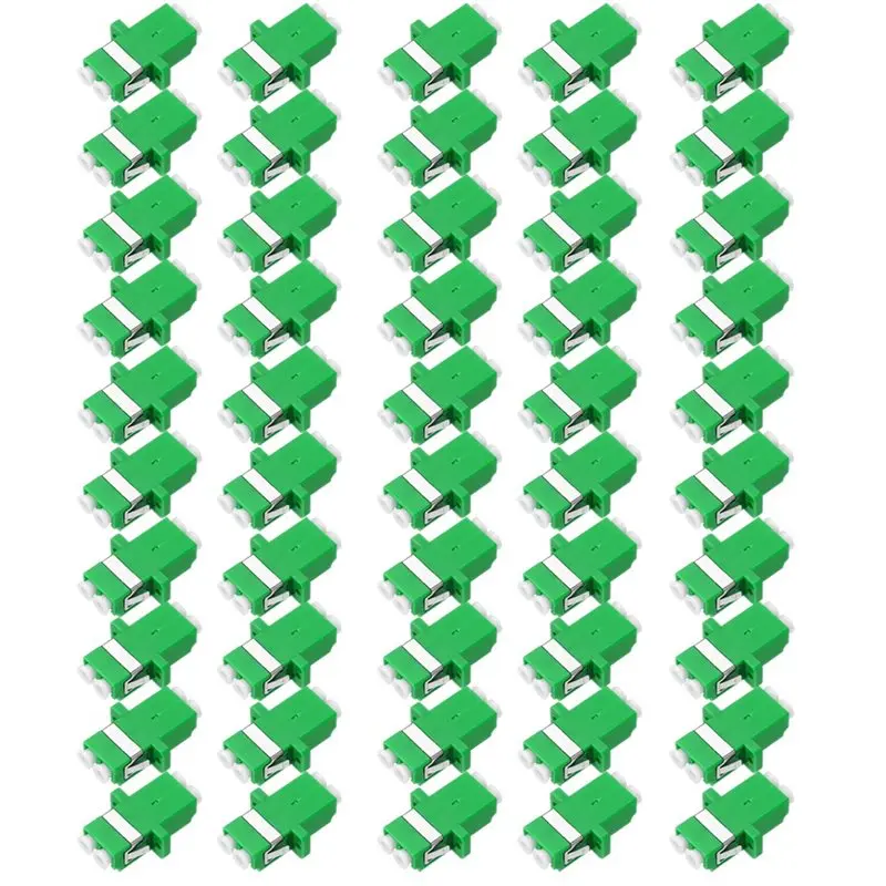 

AS95-50 шт. LC-LC APC Соединитель для оптоволокна, адаптер LC/APC SM, фланцевый, одномодовый, дуплексный