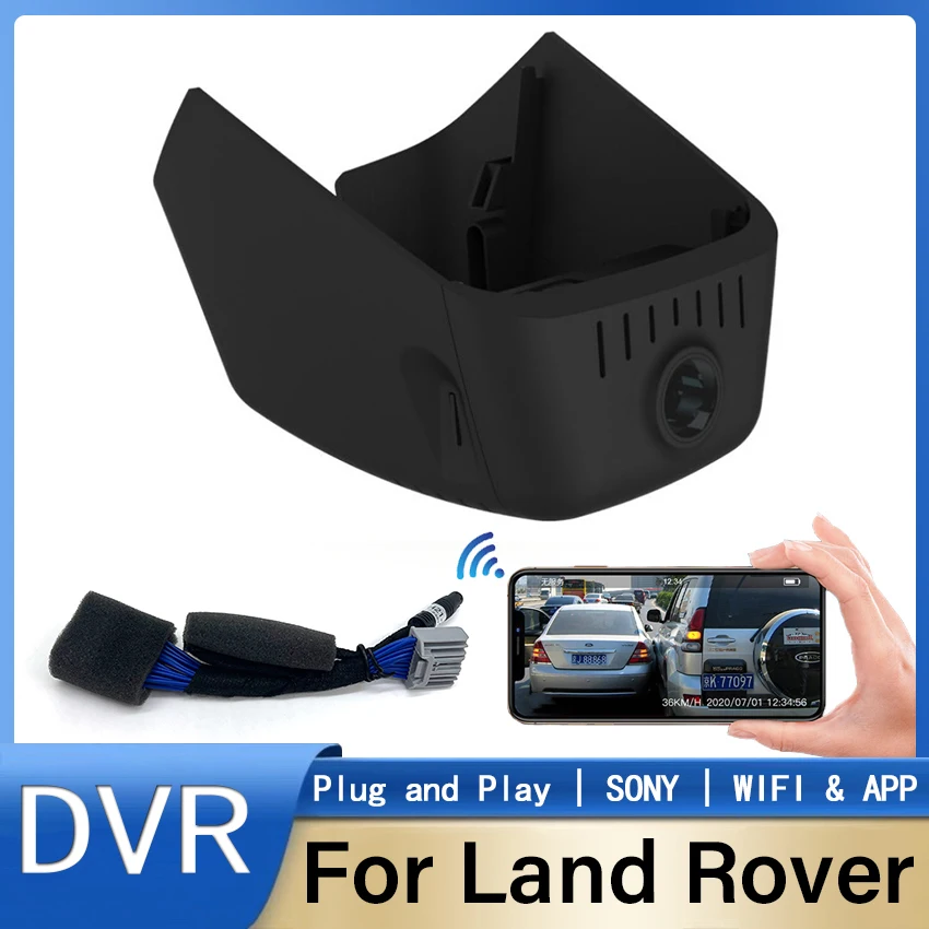 ¡Nuevo! Cámara de salpicadero 4K para Land Rover Range Rover Sport Evoque 2023-2025 cámara de coche DVR, ajuste OEM, Plug & Play, WiFi incorporado, DVR