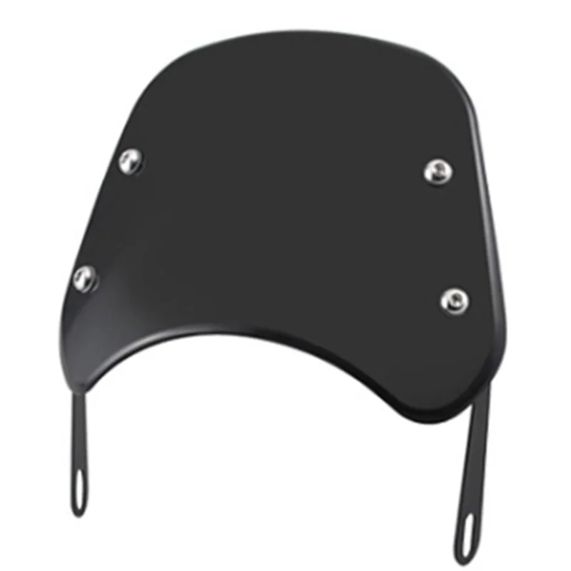 

AU28-4Pcs 5-7 Inch Motorcycle Headlight Windshield Wind Deflector Windscreen Universal For Honda Kawasaki Suzuki